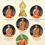 พระจำพรรษา วัดอิ่มบุญธัมมาราม ปี 2559